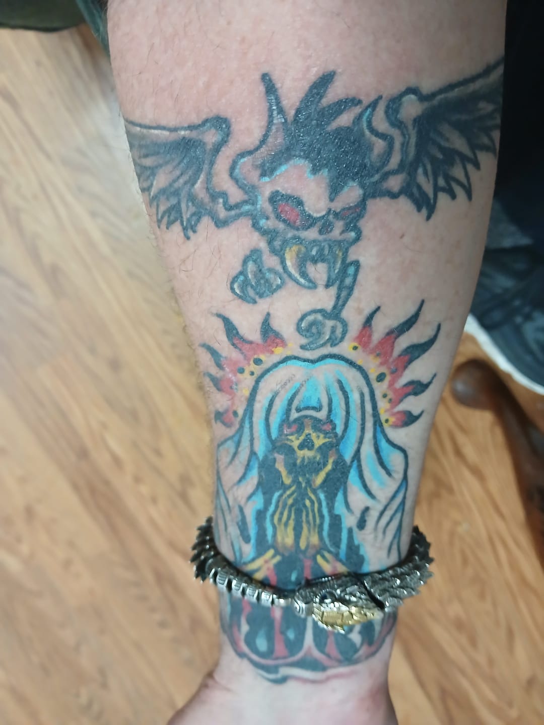 Customer photo review of JÖRMUNGANDR - The World Serpent Bracelet | Handcrafted Stainless Steel Viking Jewelry