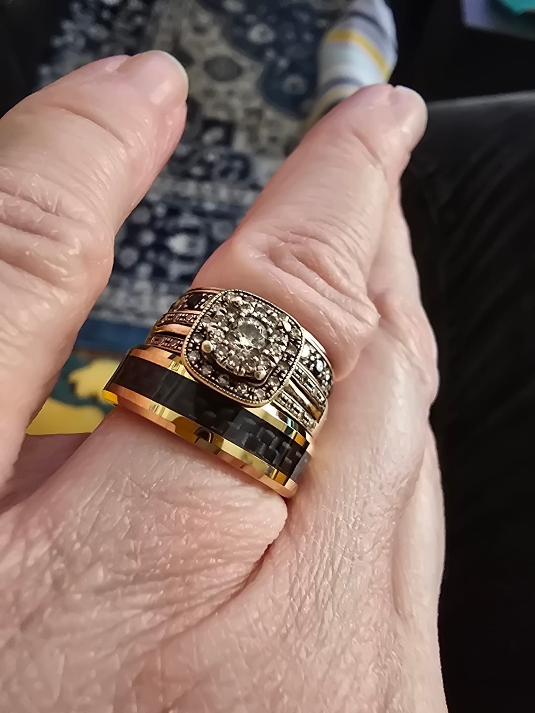 Customer photo review of The Third Dimension Wonder Ring Set