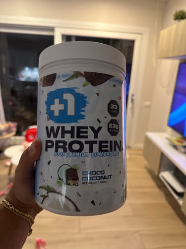 Customer photo review of +1© Whey Protein Concentrate (1kg)