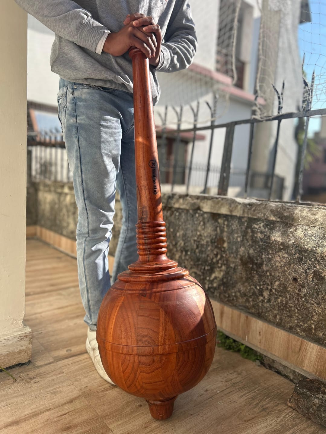 Customer photo review of Indian Hanuman Gada/Mace (4 to 12 kgs)