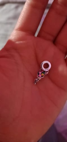 N. Z. review of 925 Sterling Silver Flower Bouquet Dangle Charm image 1 out of 1