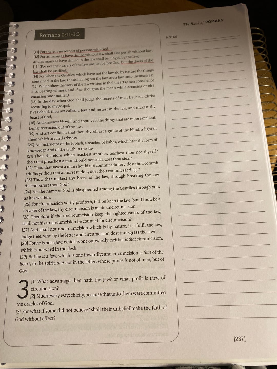 Customer photo review of Spiral Bible™ - KJV - New Testament - Floral