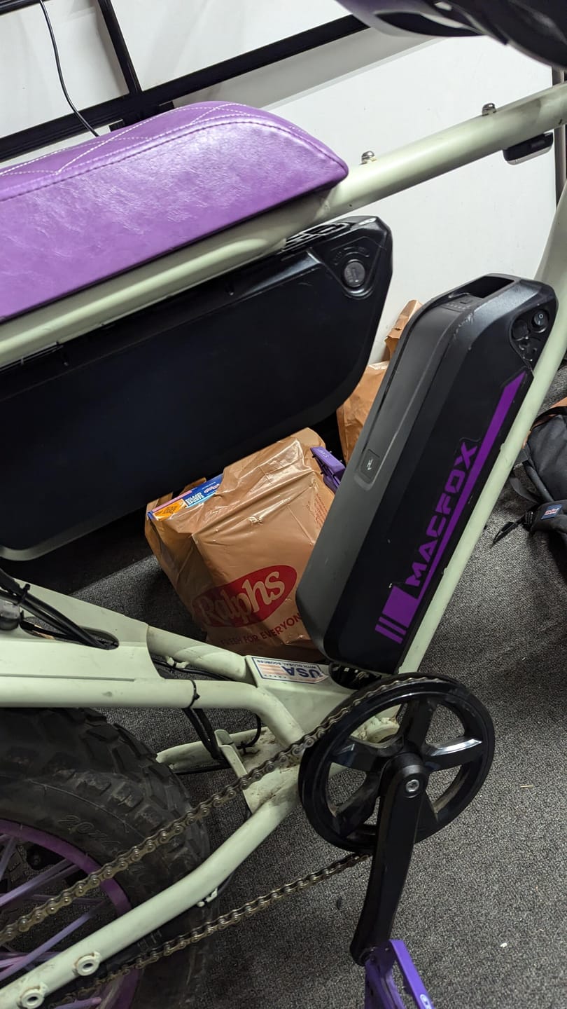 Customer photo review of Macfox E-bike X1S & X2 Battery 48V 20Ah