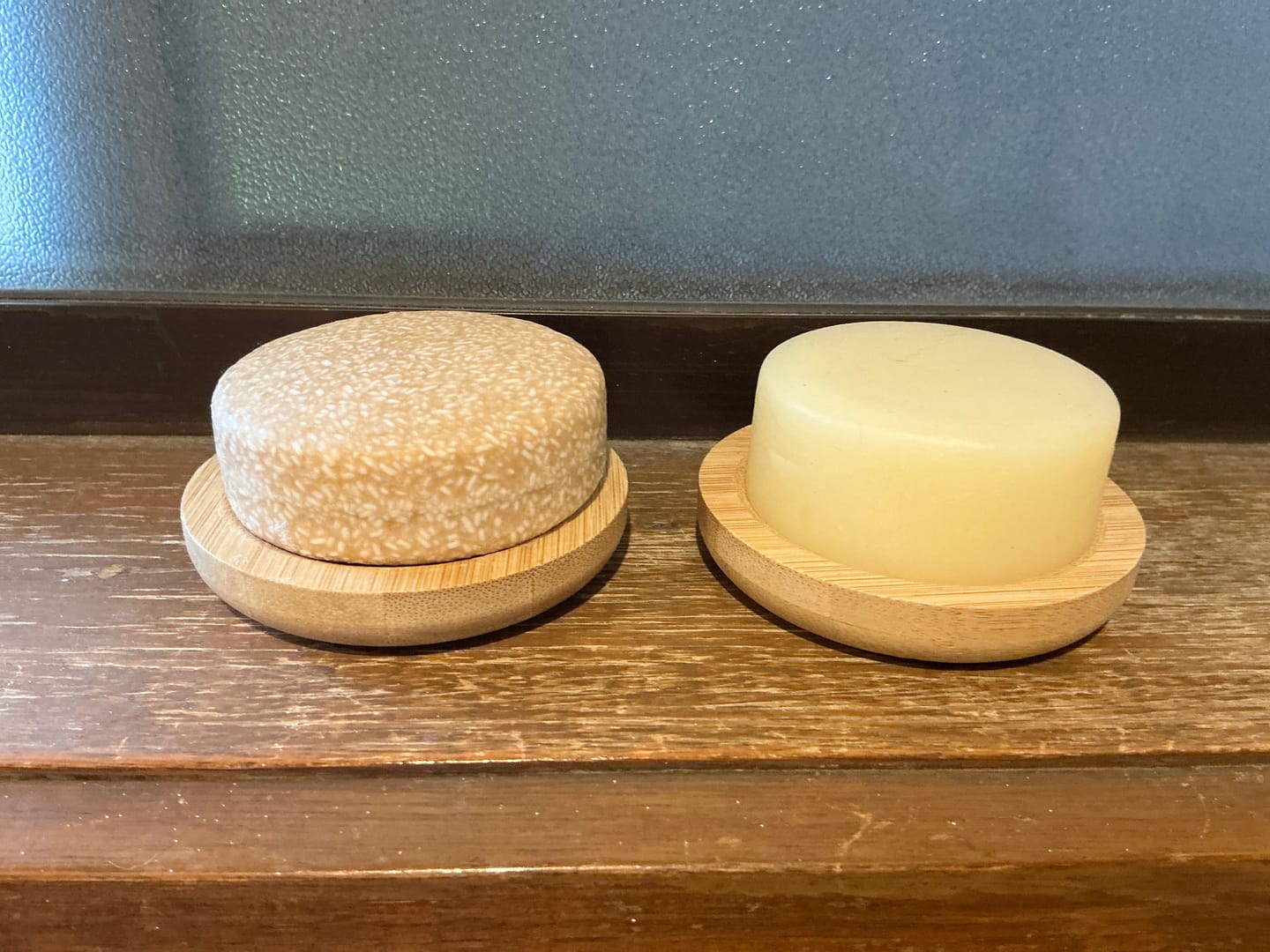 Customer photo review of Round Bamboo Bar Drainer Dish (1x)