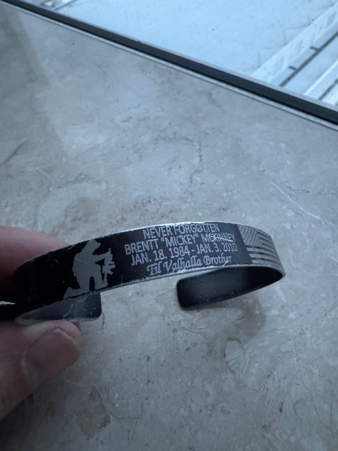 Customer photo review of Customize Your Bracelet