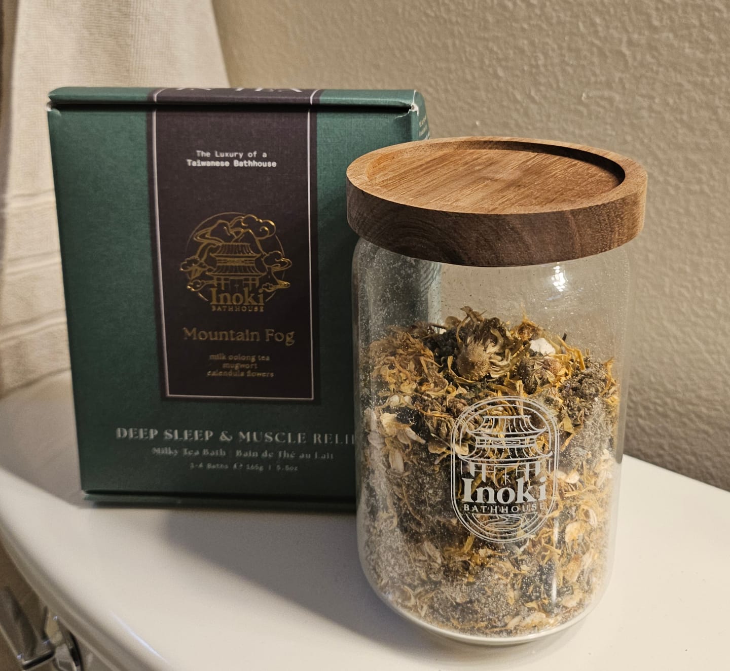 Customer photo review of Mountain Fog - Deep Sleep & Muscle Relief