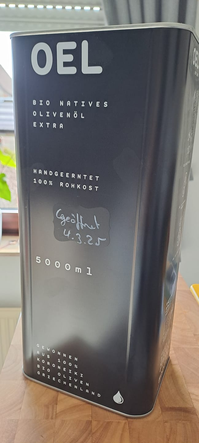 Customer photo review of OEL 5 l  - Bio Natives Olivenöl Extra aus Griechenland