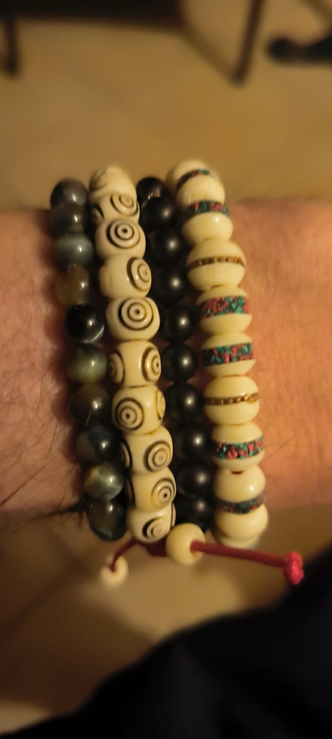 Customer photo review of 2 Bracelets Œil de Bouddha