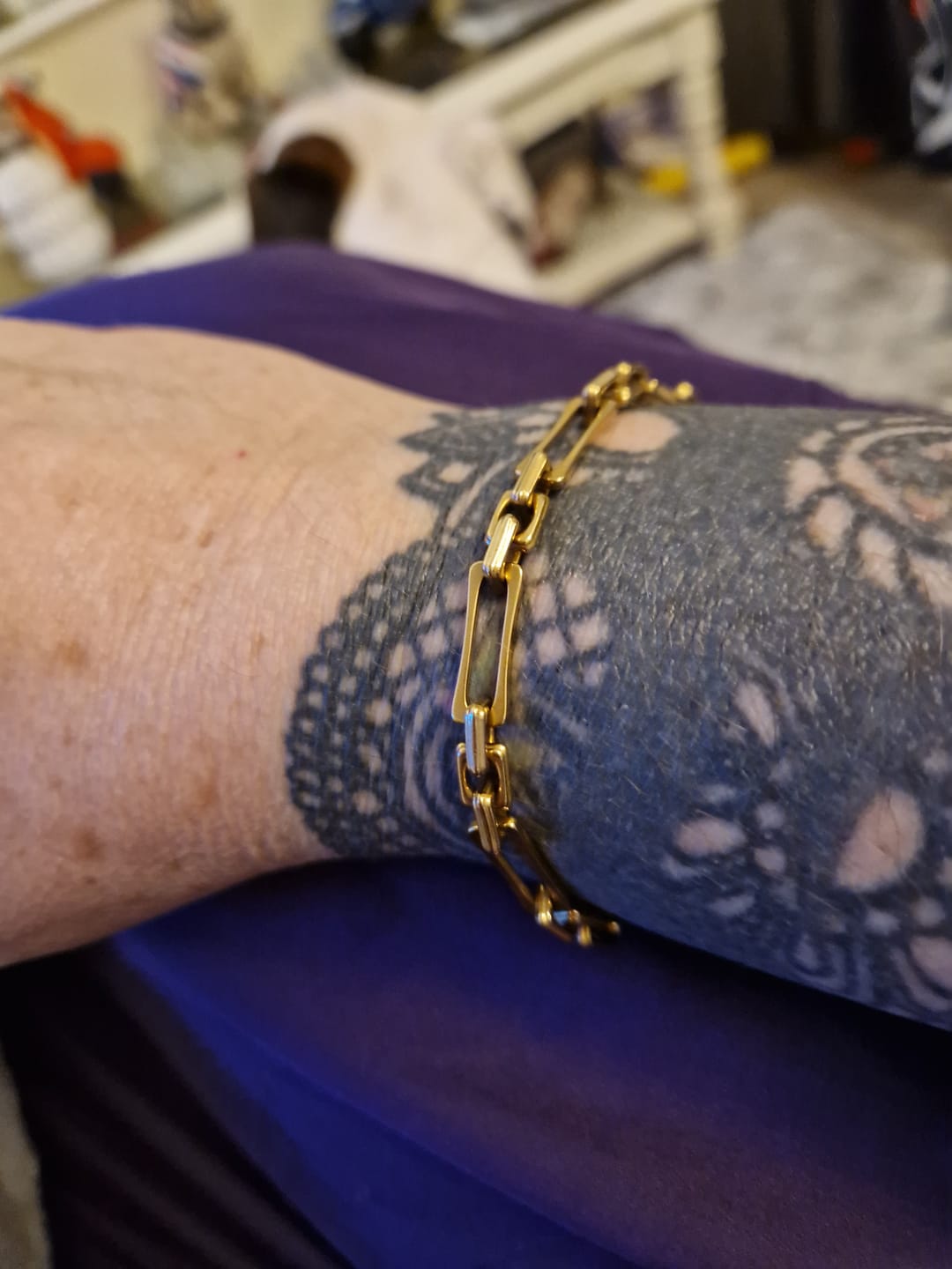 Customer photo review of The Lovers Chain Bracelet