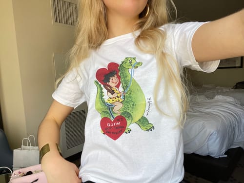 Customer photo review of wild about you baby tee