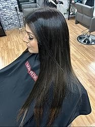 Customer photo review of Full Shine Sew In Hair Weft Bundles 100% Remy Human Hair Off Black (#1B)