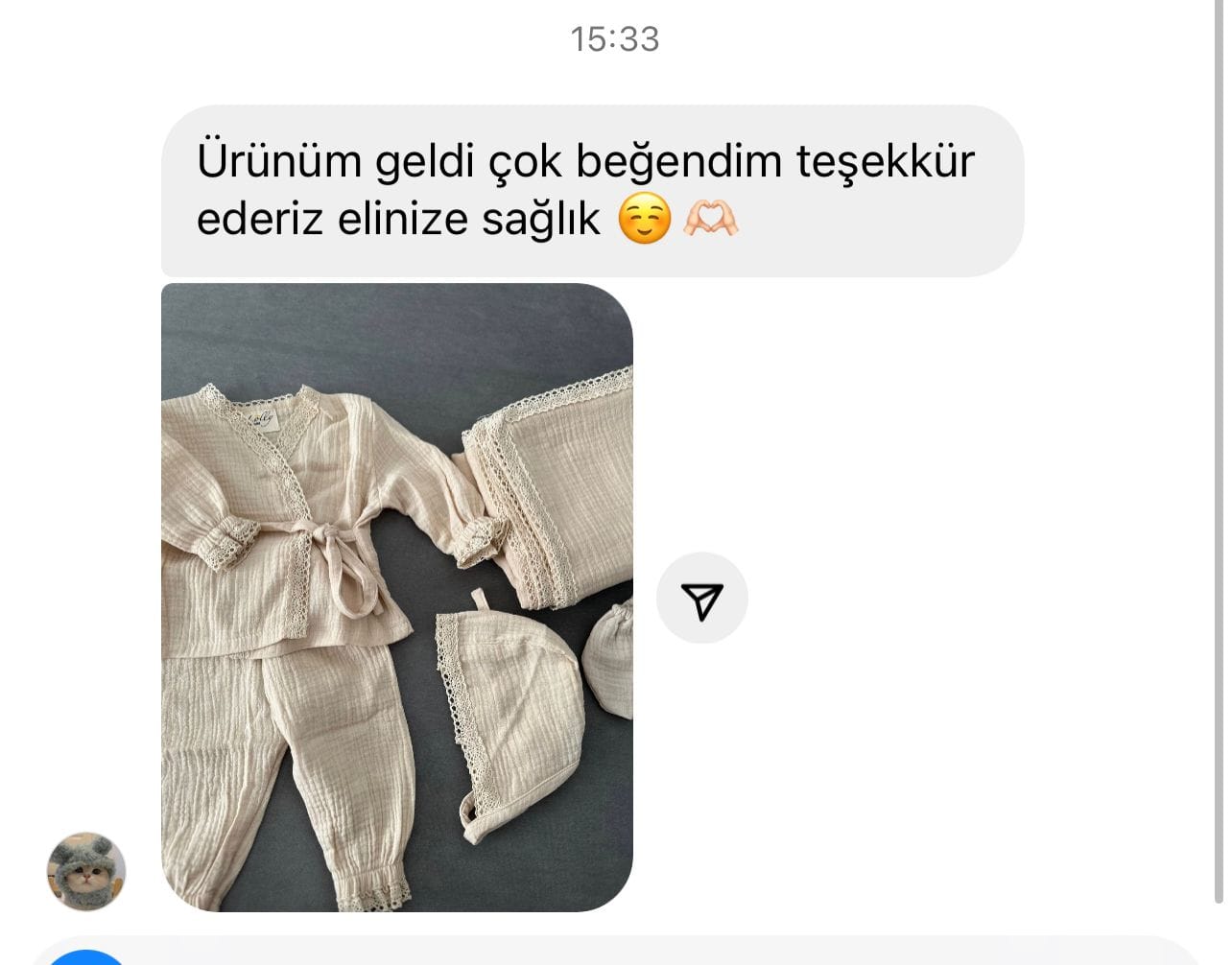 Customer photo review of Bej Anne Şal