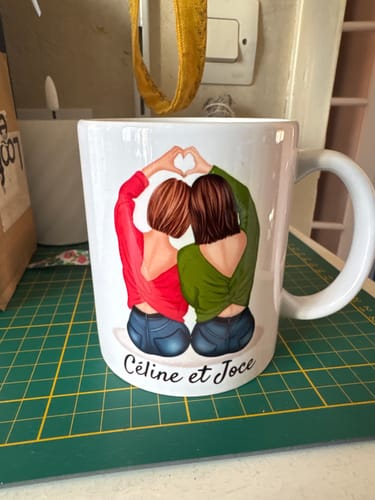 Customer photo review of Mug Personnalisé - Meilleures Amies