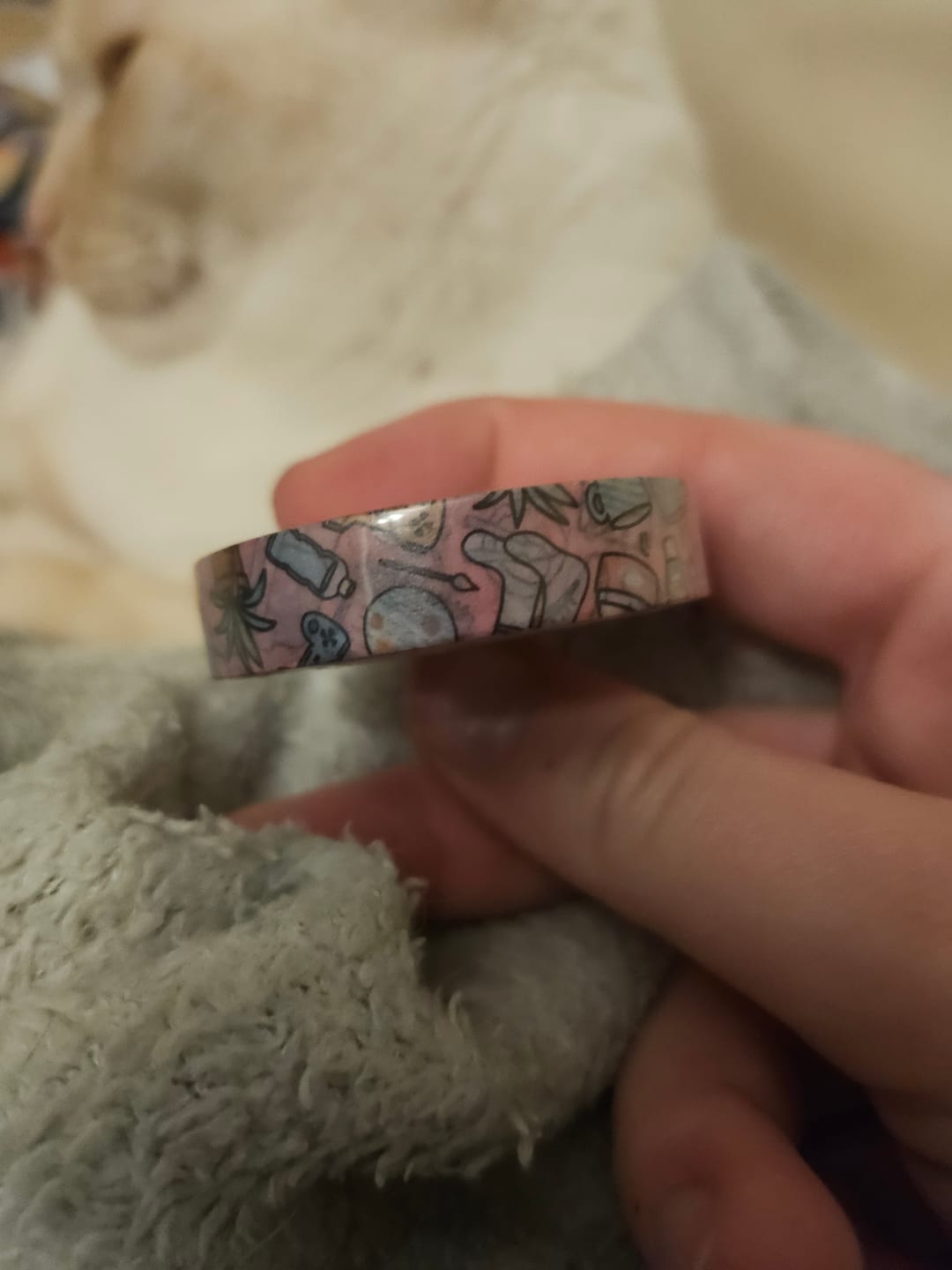 Customer photo review of Freebie Self Care Washi Tape 10mm