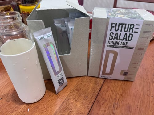 Customer photo review of Future Salad Detox Drink Mix (30 Sachets)