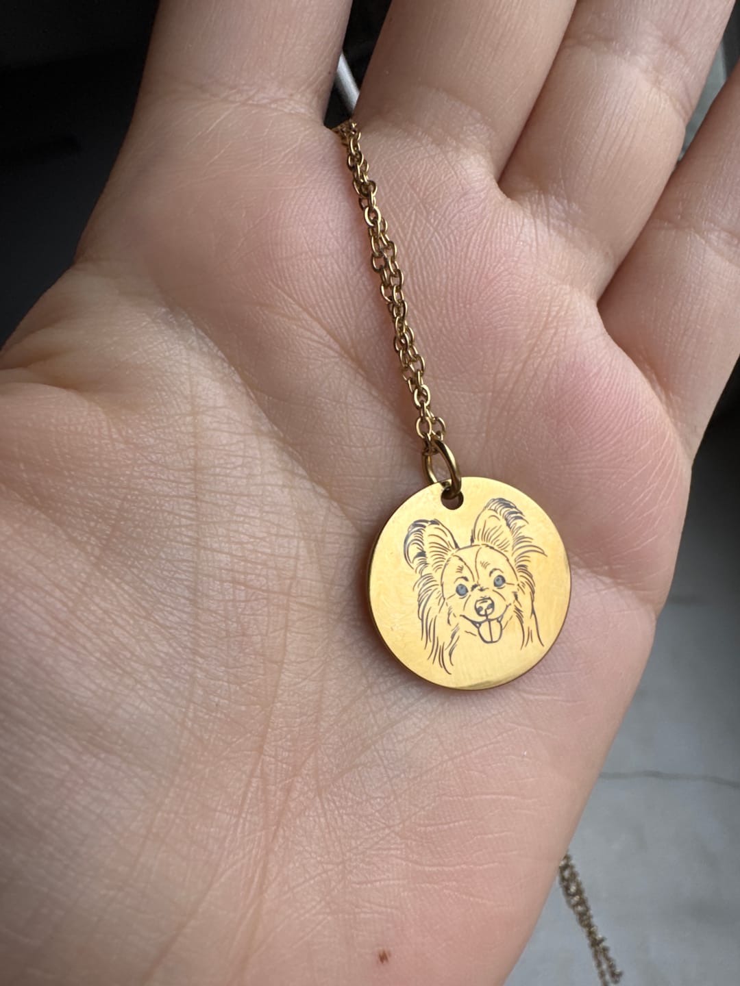 Customer photo review of Rückseitengravur