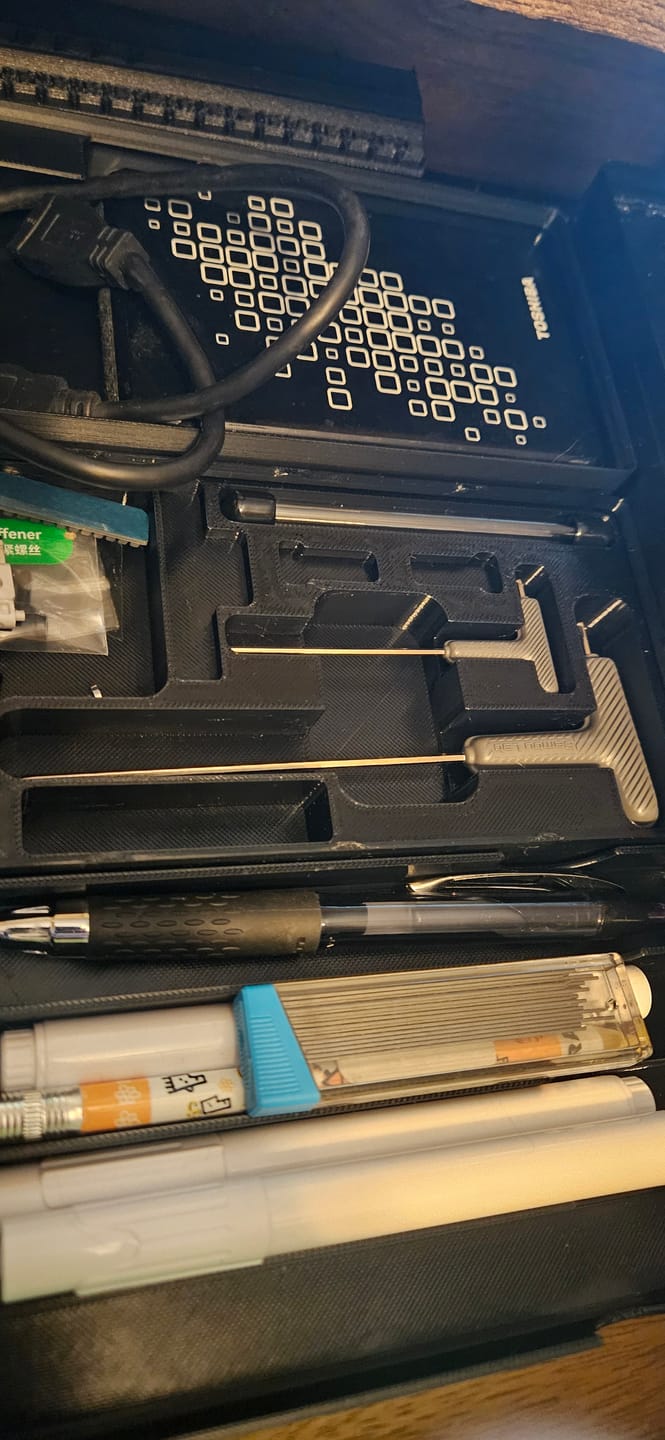 Customer photo review of Black PETG Filament 1.75mm 1kg