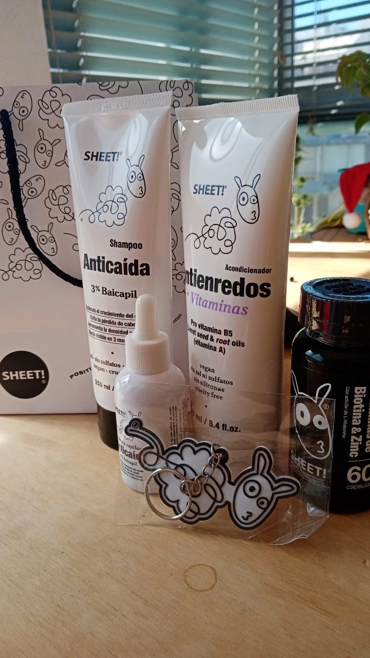 Customer photo review of Tratamiento Anticaída de Pelo para 1 Mes + Biotina