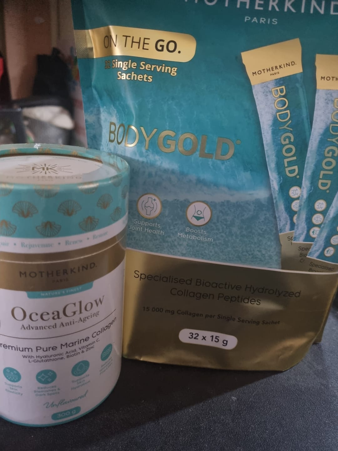 Customer photo review of Glow & GOLD Collagen Starter Kit