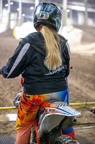 Customer photo review of Custom Seat Cover: 2023 KTM 85 SX