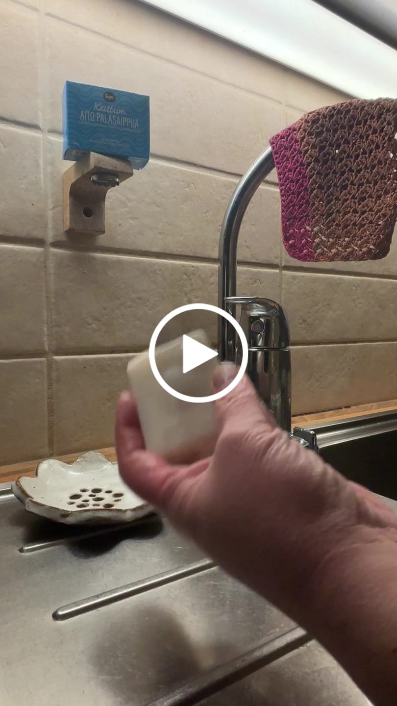 Customer video review of Keittiön Aito Palasaippua - Hajusteeton