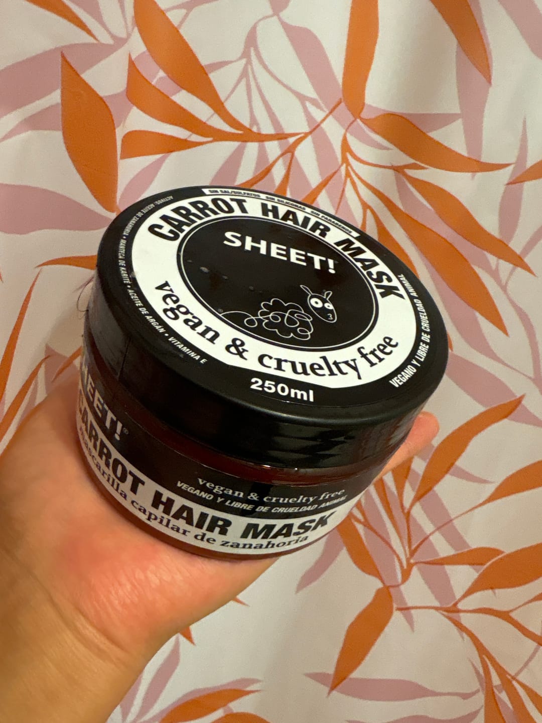 Customer photo review of Mascarilla capilar con vitaminas