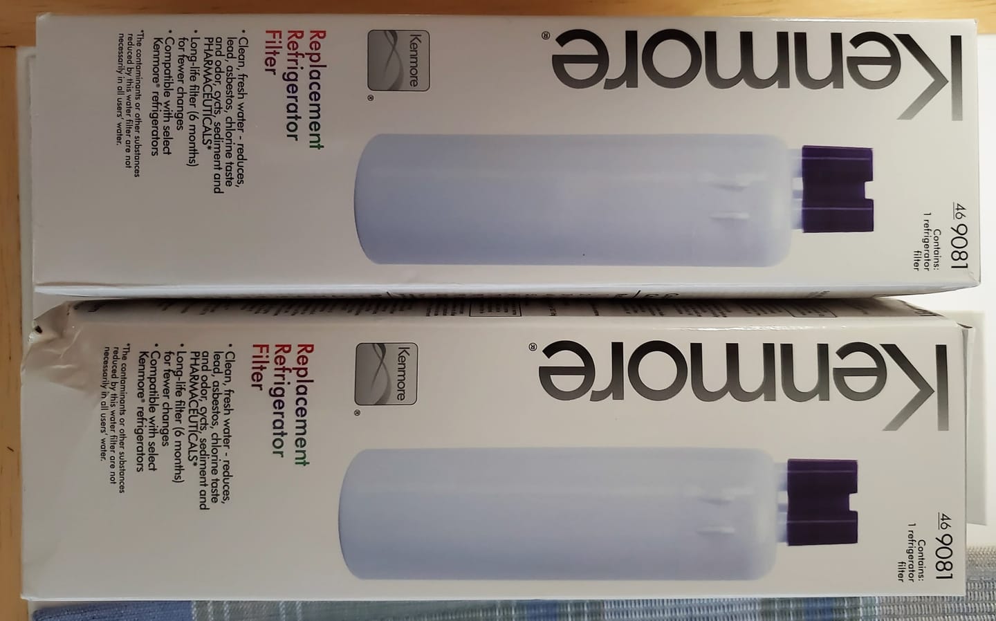 Customer photo review of Kenmore 9081 Replacement Refrigerator Water Filter 1 Pack