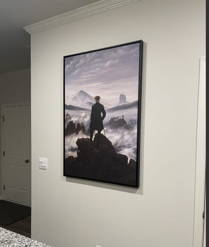 Customer photo review of Wanderer above the Sea of Fog | Caspar David Friedrich | 1818