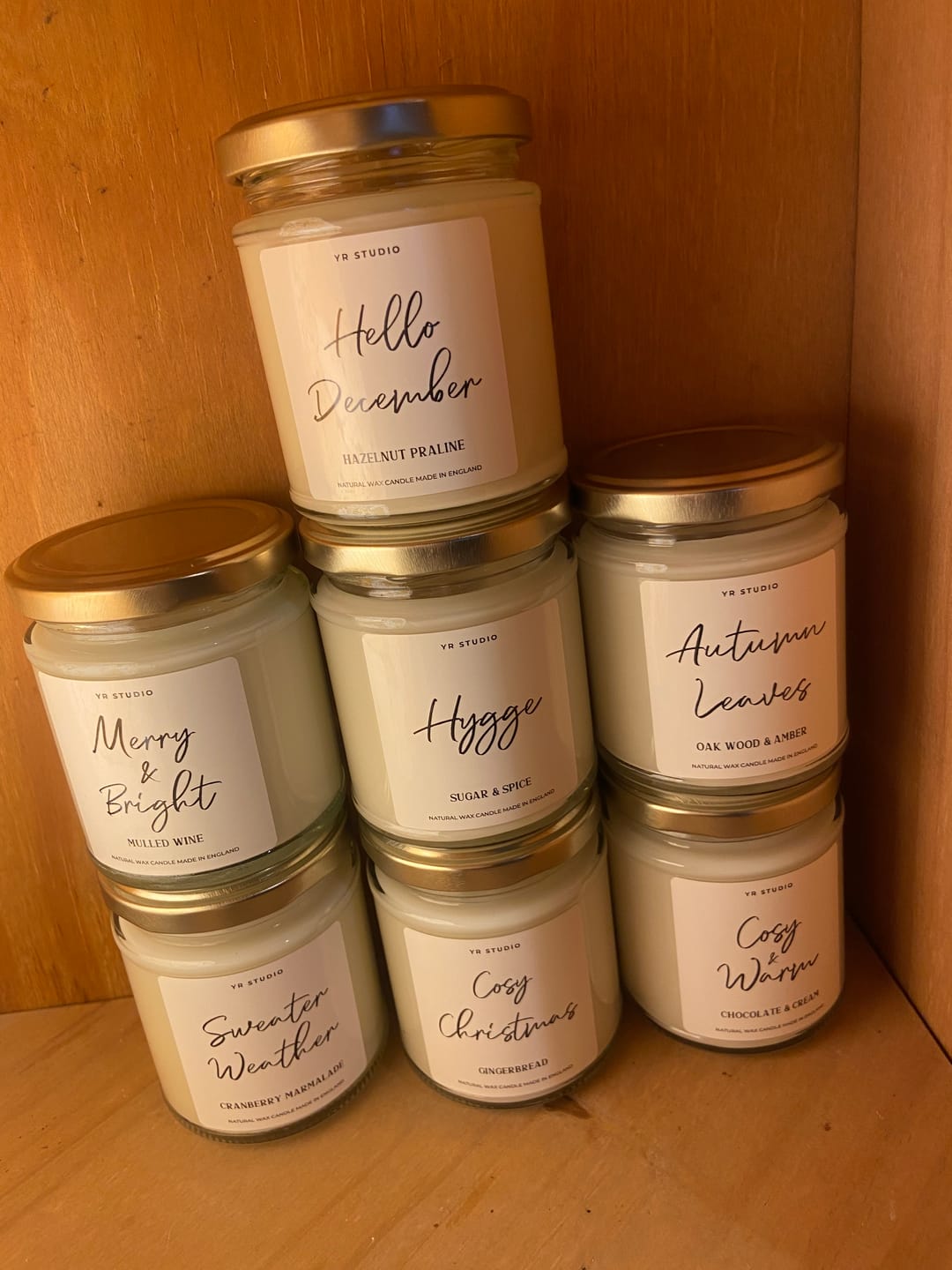 Customer photo review of "Sweater Weather" Cranberry Marmalade Candle
