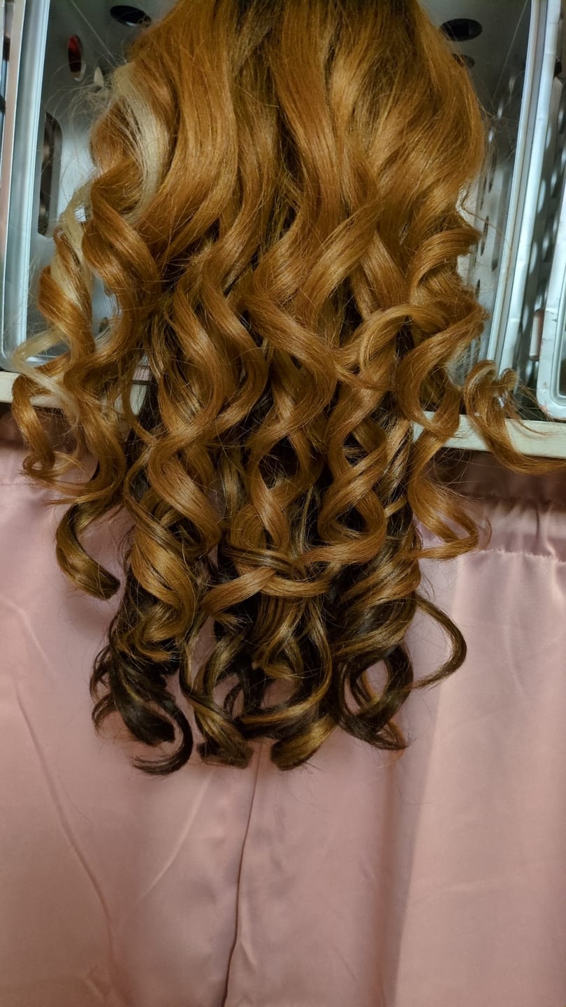 Customer photo review of Chade Magic Lace Heart Hairline Glueless Y-Part HD Lace Front Wig - MHH02