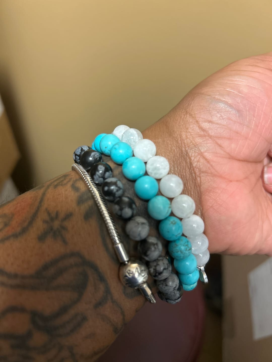 Customer photo review of Turquoise Bracelet