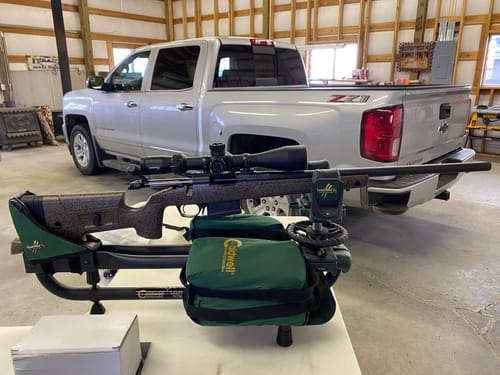 Customer photo review of Sniper ZT 5-27x50 FFP Scope Side Parallax Adjustment Glass Etched Reticle Red Green Illuminated with Scope Mount