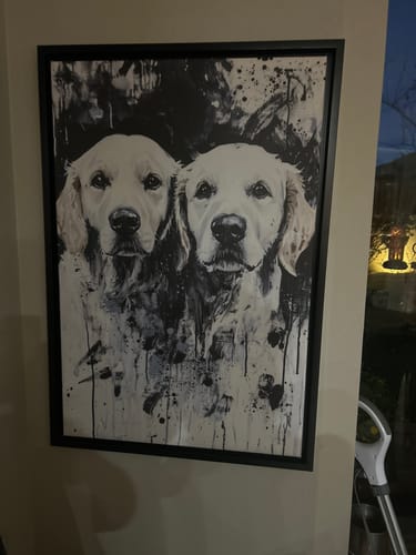 undefined review of Custom Pet Portrait - Black & White Style image 1 out of 1