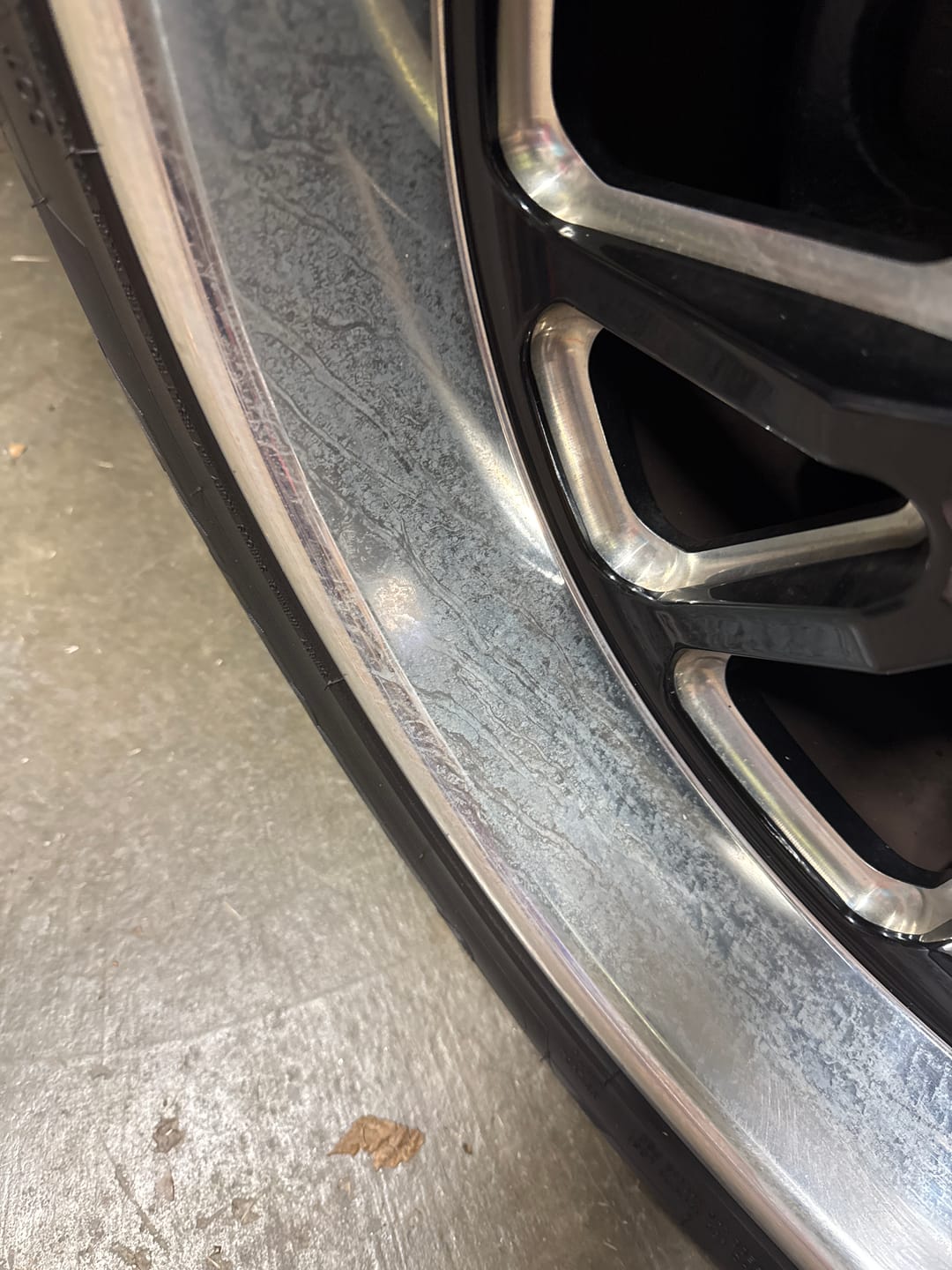 Customer photo review of Bronze Bomber Non-Acid Wheel Cleaner (32oz)