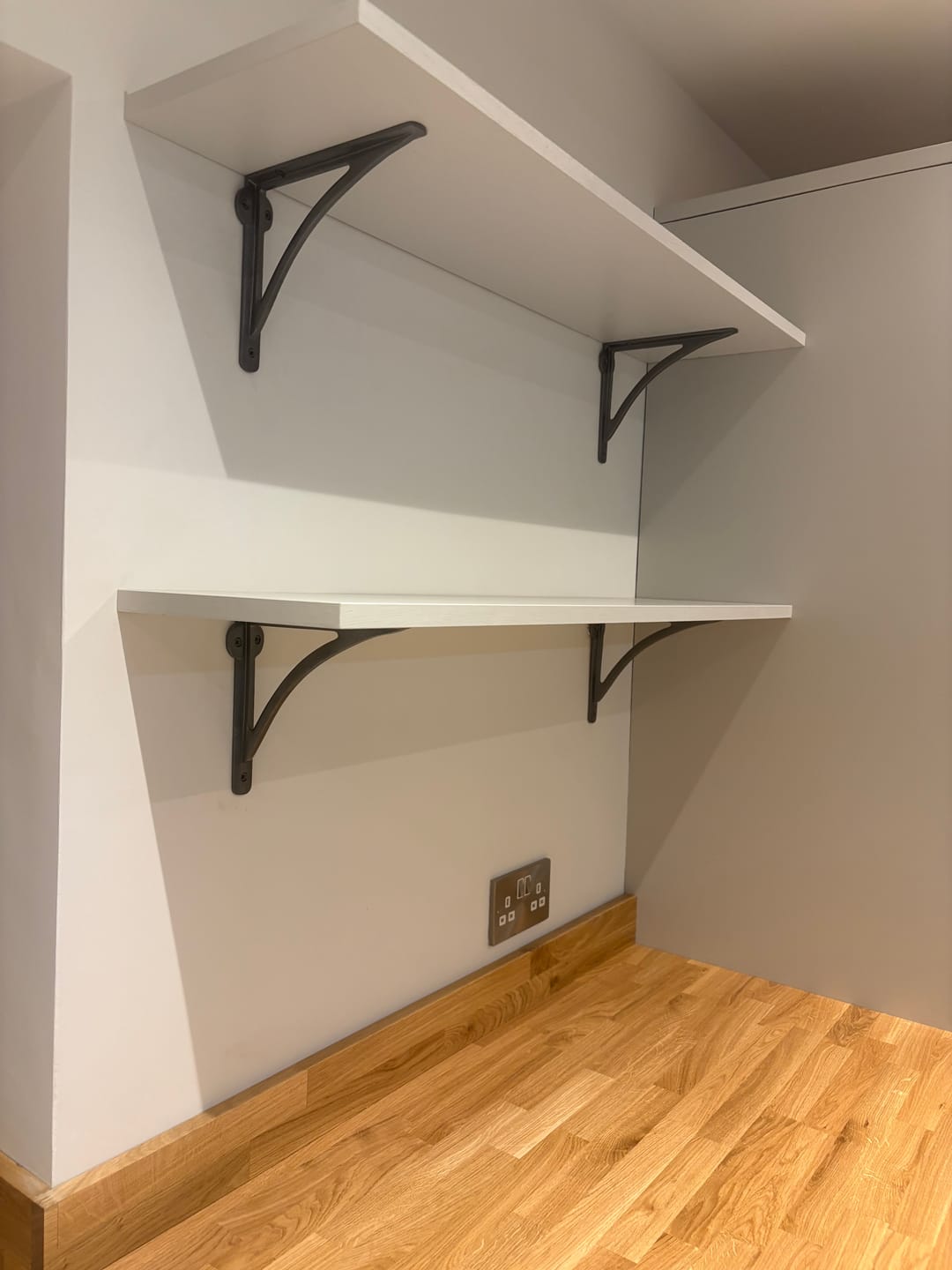 Customer photo review of 8 Inch Ironbridge Cast Iron Shelf Bracket