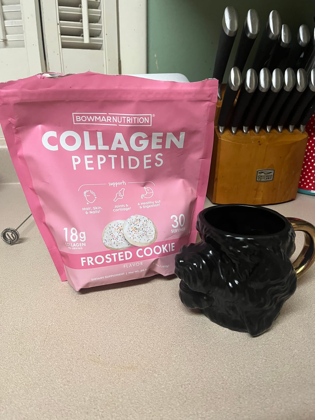 Customer photo review of Flavored Collagen
