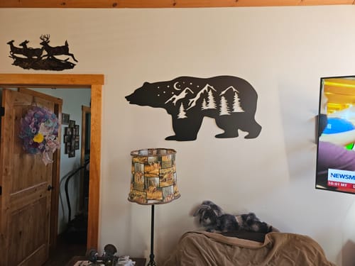 Customer photo review of Big Bear - Metal Wall Art