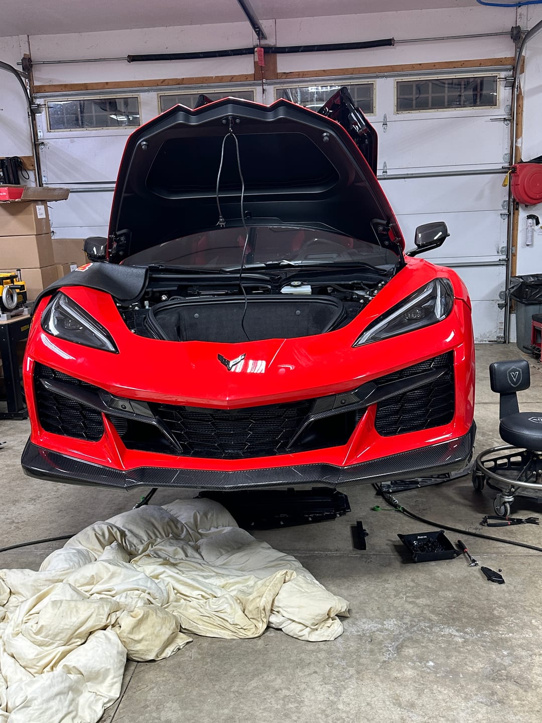 Customer photo review of Chevrolet Corvette C8 Z06 Front Grille Insert