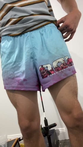 Customer photo review of 🔥NEW🔥 Footy Shorts - Sky Blue HDQ