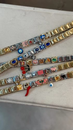 Customer photo review of Original Italian Charm Bracelet