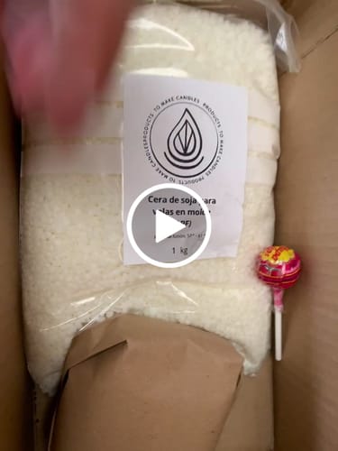 Customer video review of Cera de Soja para velas en Molde, Pilar y Wax-melts (APF)