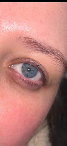 Customer photo review of Lash Growth Serum