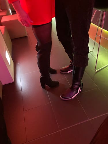 Customer photo review of Star Trek Captain Christopher Pike Stiefel Cosplay Schuhe