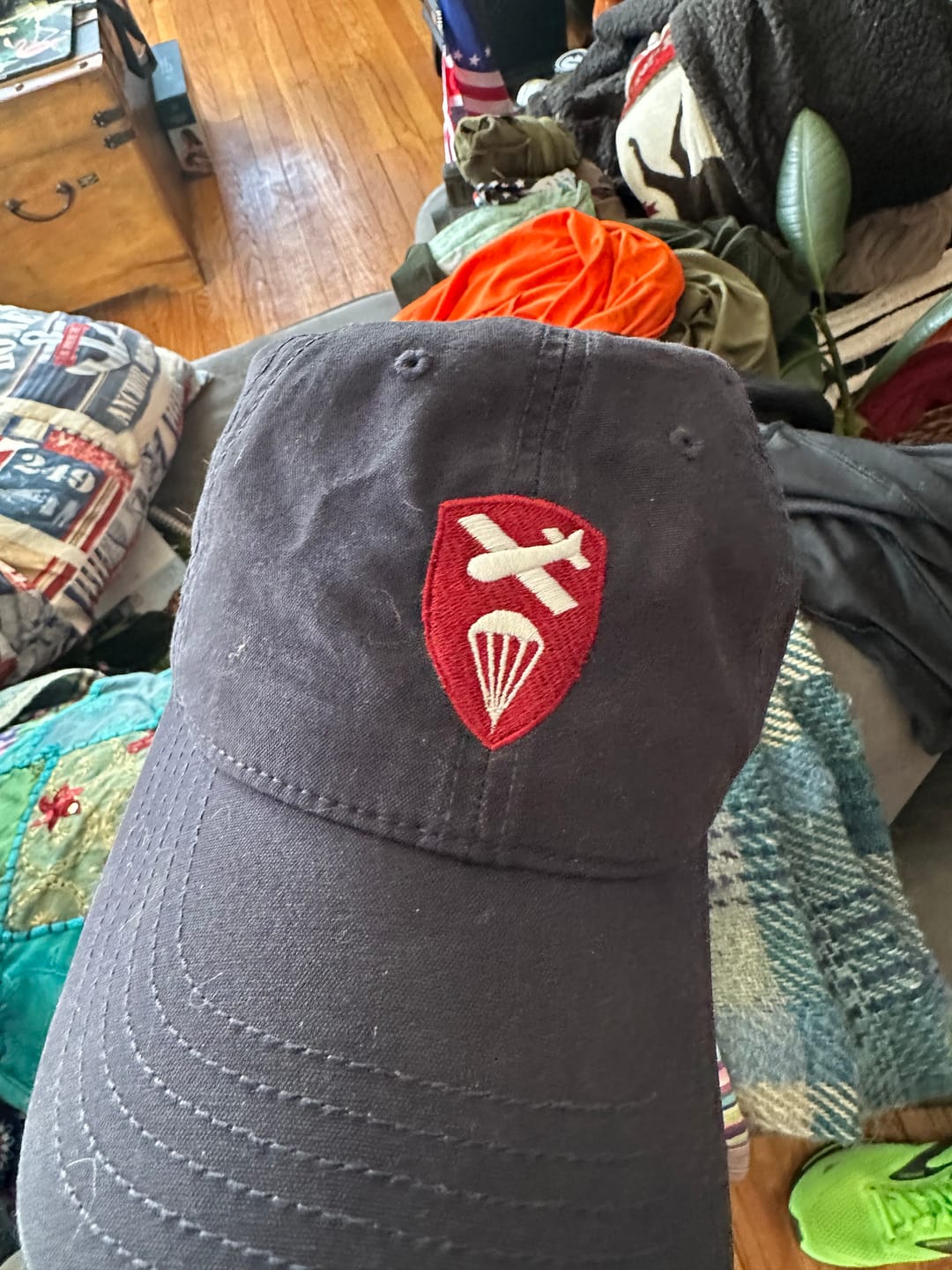 Customer photo review of Airborne Community Dad Hat