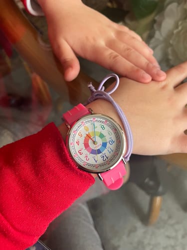 Customer photo review of Pink Classic Time Teacher - Educational Watch