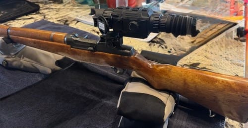 Customer photo review of M1 Garand / M1A Micro Red Dot Base and Picatinny Rail Mount Gen 3