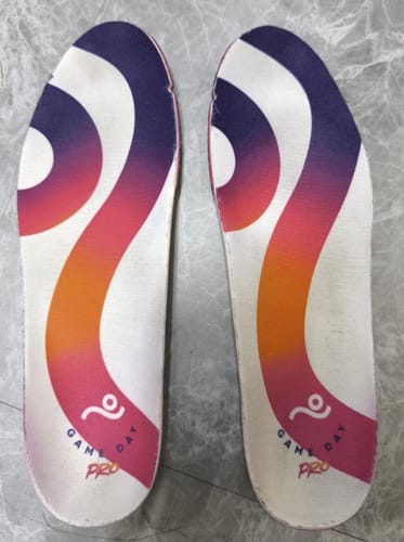 Customer photo review of Game Day Pro Performance Insoles