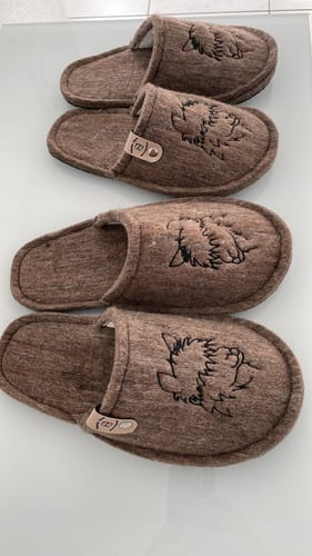 Customer photo review of Personalisierte Labels mit Chicago Screws - Kunstleder-Label mit Schrauben