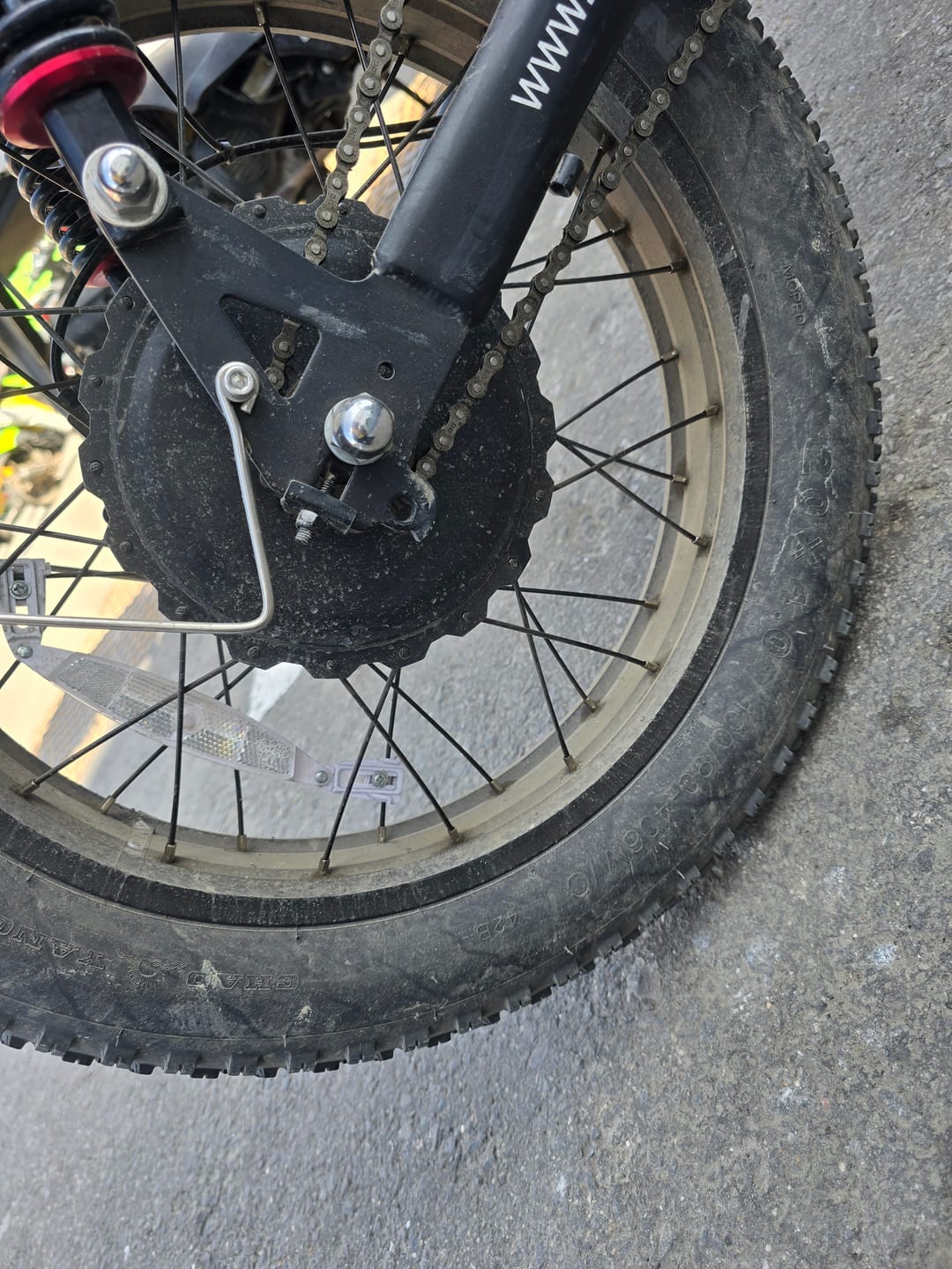 Customer photo review of 2025 Upgrade  AQ177 Pro Max 52V eBike