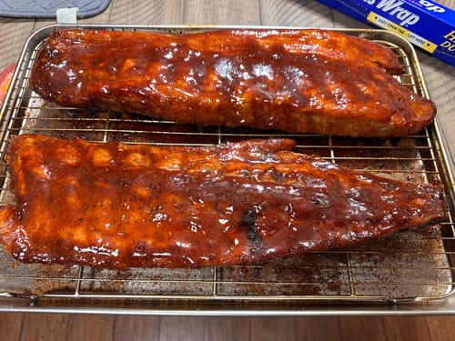 Customer photo review of Cherry Apple Habanero BBQ Glaze